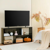 Reliancer TV Stand for TVs Up To 65‘’, Open Storage Shelf Cabinet, TV Console Table