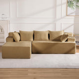 Reliancer Cloud Sectional Couch with L Shaped Chaise, 96.8" Modern Modular Sofa