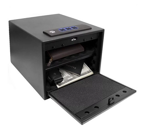 Reliancer Electronic Gun Safe with with Three-Keypad & 2 Emergency Keys