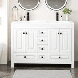Reliancer Bathroom Vanity with Sink , Modern Thickened Bathroom Storage Cabinet