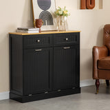 Reliancer Kitchen Trash Cabinet, Double Tilt Out Trash Cabinet