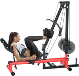 Reliancer Lat Pulldown Heavy Duty Full Body Weight Machine with Weight Storage
