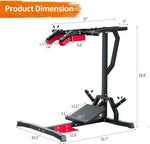 Reliancer Hack Squat Machine, Leverage Squat/Calf Machine