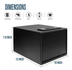 Reliancer Electronic Gun Safe with with Three-Keypad & 2 Emergency Keys