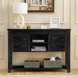 Reliancer Sliding Barn Doors Entryway Table