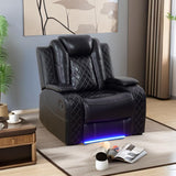 Reliancer Recliner Sofa Set, Leather Sofas Loveseat Chair for Living Room/Small Space/Rv/House/Office/Theater Seating