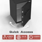 Reliancer 3.4 Cu.ft Fireproof Biometric Safe Box