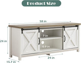 Reliancer Farmhouse TV Stand for TVs up to 65”