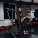 Reliancer Hack Squat Machine, Leverage Squat/Calf Machine