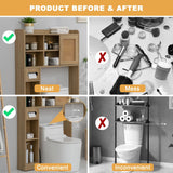 Reliancer 6-Tier Over The Toilet Storage Cabinet,