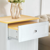 Reliancer Tilt Out Trash Can Cabinet with Hideaway Drawer