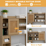 Reliancer 6-Tier Over The Toilet Storage Cabinet,