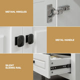 Reliancer Bathroom Vanity with Sink , Modern Thickened Bathroom Storage Cabinet