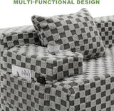 Reliancer Cloud Sectional Couch with L Shaped Chaise, 96.8" Modern Modular Sofa