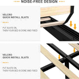 Reliancer Floating Bed Frame with LED Lights