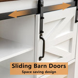 Reliancer Sliding Barn Doors Entryway Table