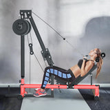 Reliancer Lat Pulldown Heavy Duty Full Body Weight Machine with Weight Storage