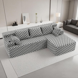 Reliancer Cloud Sectional Couch with L Shaped Chaise, 96.8" Modern Modular Sofa
