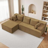 Reliancer Cloud Sectional Couch with L Shaped Chaise, 96.8" Modern Modular Sofa