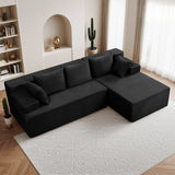 Reliancer Cloud Sectional Couch with L Shaped Chaise, 96.8" Modern Modular Sofa