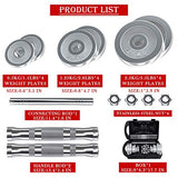 Fitness Dumbbells Set, Adjustable Weight Sets up to 44/66Lbs