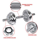 Fitness Dumbbells Set, Adjustable Weight Sets up to 44/66Lbs