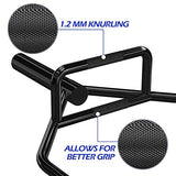 Olympic Hex Bar, Trap Bar 56" Chrome Finish Hex Weight Lifting Bar (Black)