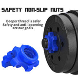 Fitness Dumbbells Set, Upgraded Adjustable Weight Sets up to 44/66Lbs